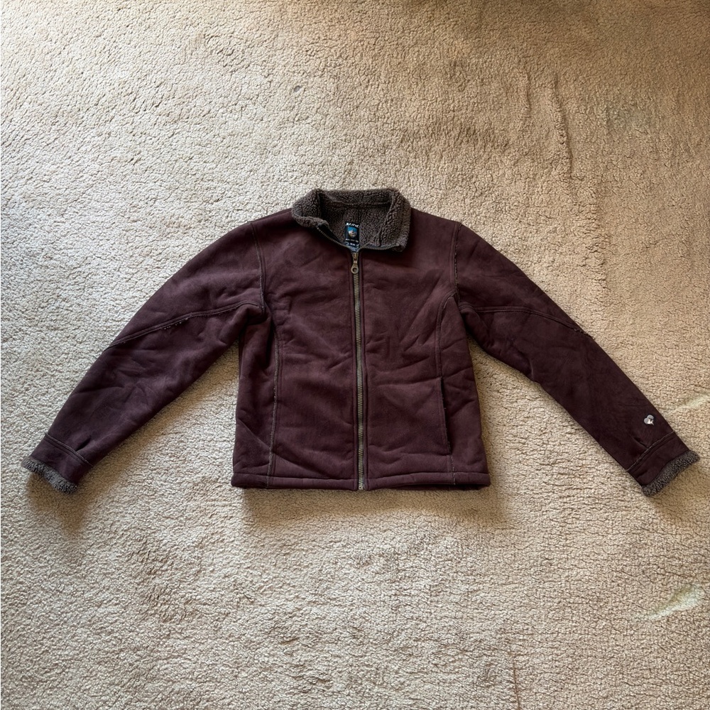 Kuhl Brown Sherpa-Lined Jacket
